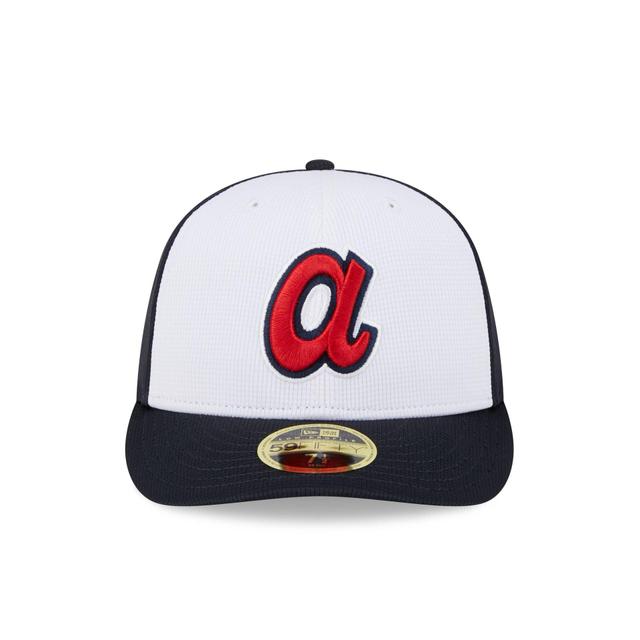 Atlanta Braves 2024 Batting Practice Low Profile 59FIFTY Fitted Hat Male Product Image