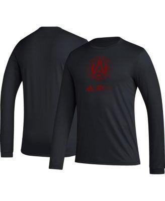 Mens adidas Red Real Salt Lake Icon Long Sleeve T-Shirt Product Image