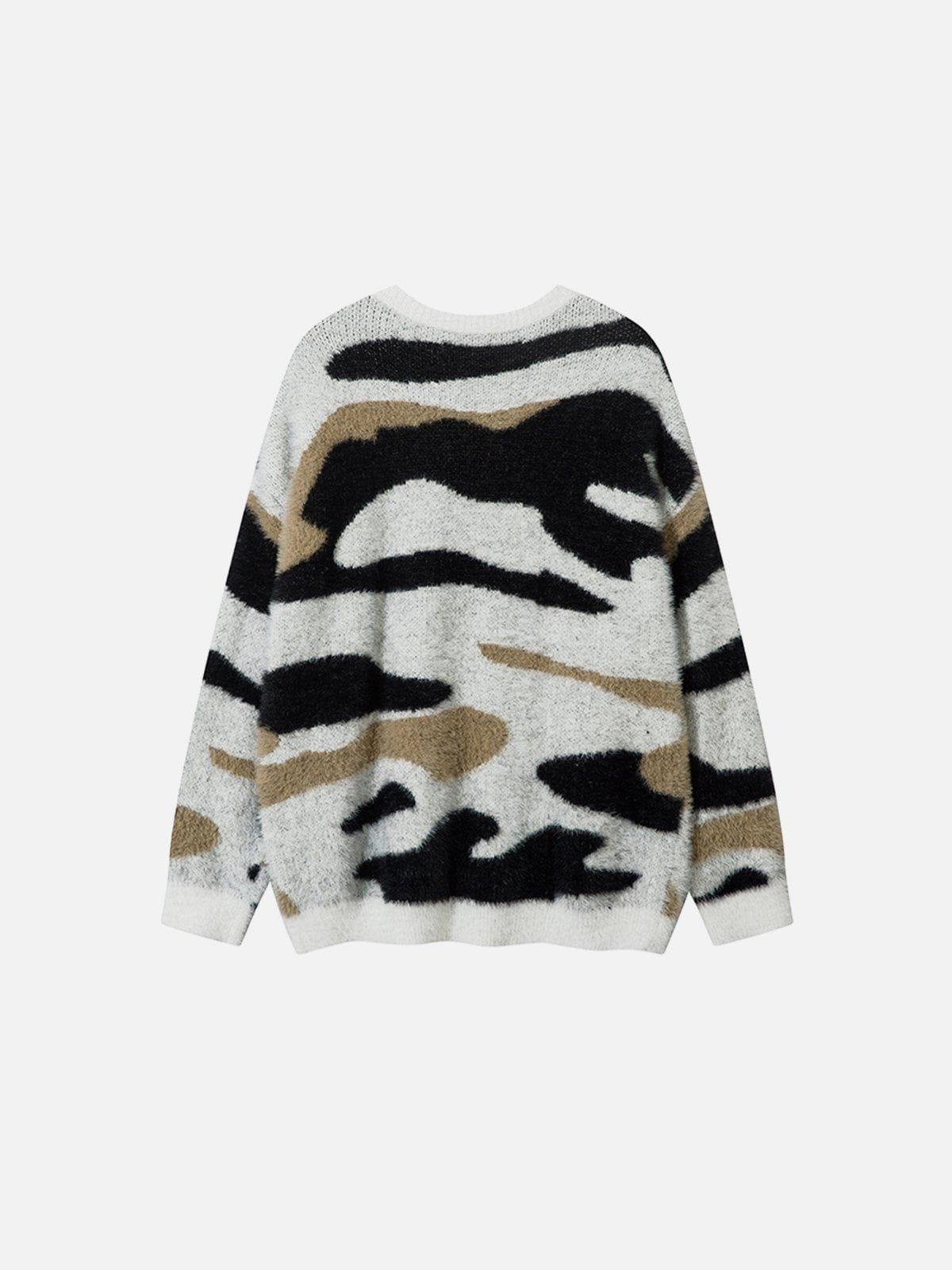 Aelfric Eden Camouflage Graphic Sweater Product Image