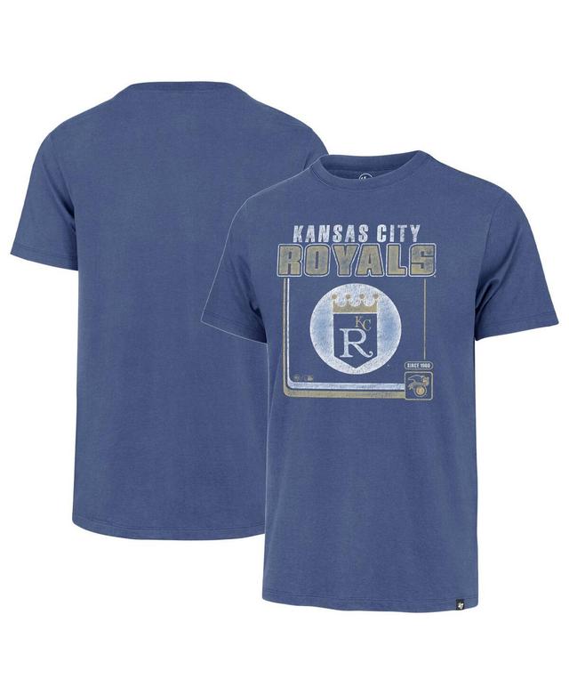 Mens 47 Brand Royal Kansas City Royals Borderline Franklin T-shirt Product Image