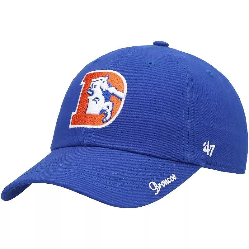 Womens 47 Royal Denver Broncos Miata Clean Up Legacy Adjustable Hat Product Image