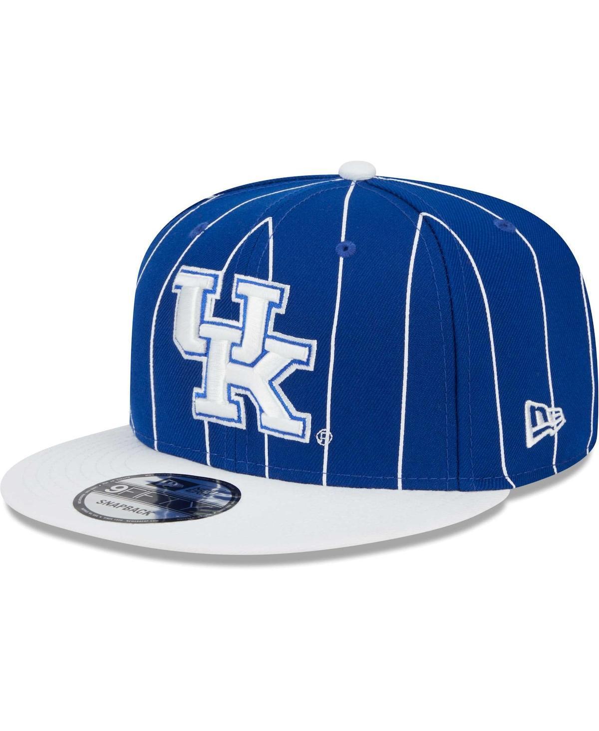 Mens New Era Royal and White Kentucky Wildcats Vintage-Like 9FIFTY Snapback Hat - Royal Product Image