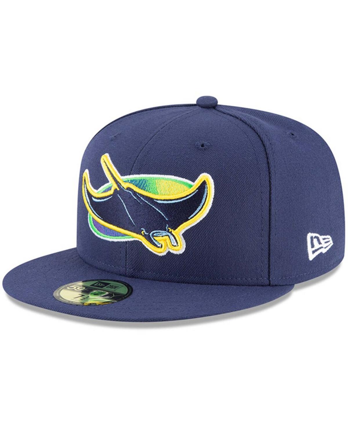 New Era Mens Tampa Bay Rays Alternate Authentic Collection On-Field 59FIFTY Fitted Hat Product Image