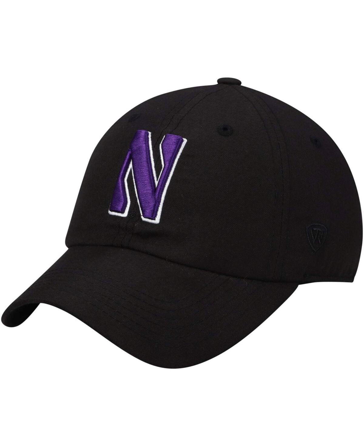 Mens Top of the World Northwestern Wildcats Primary Logo Staple Adjustable Hat Product Image