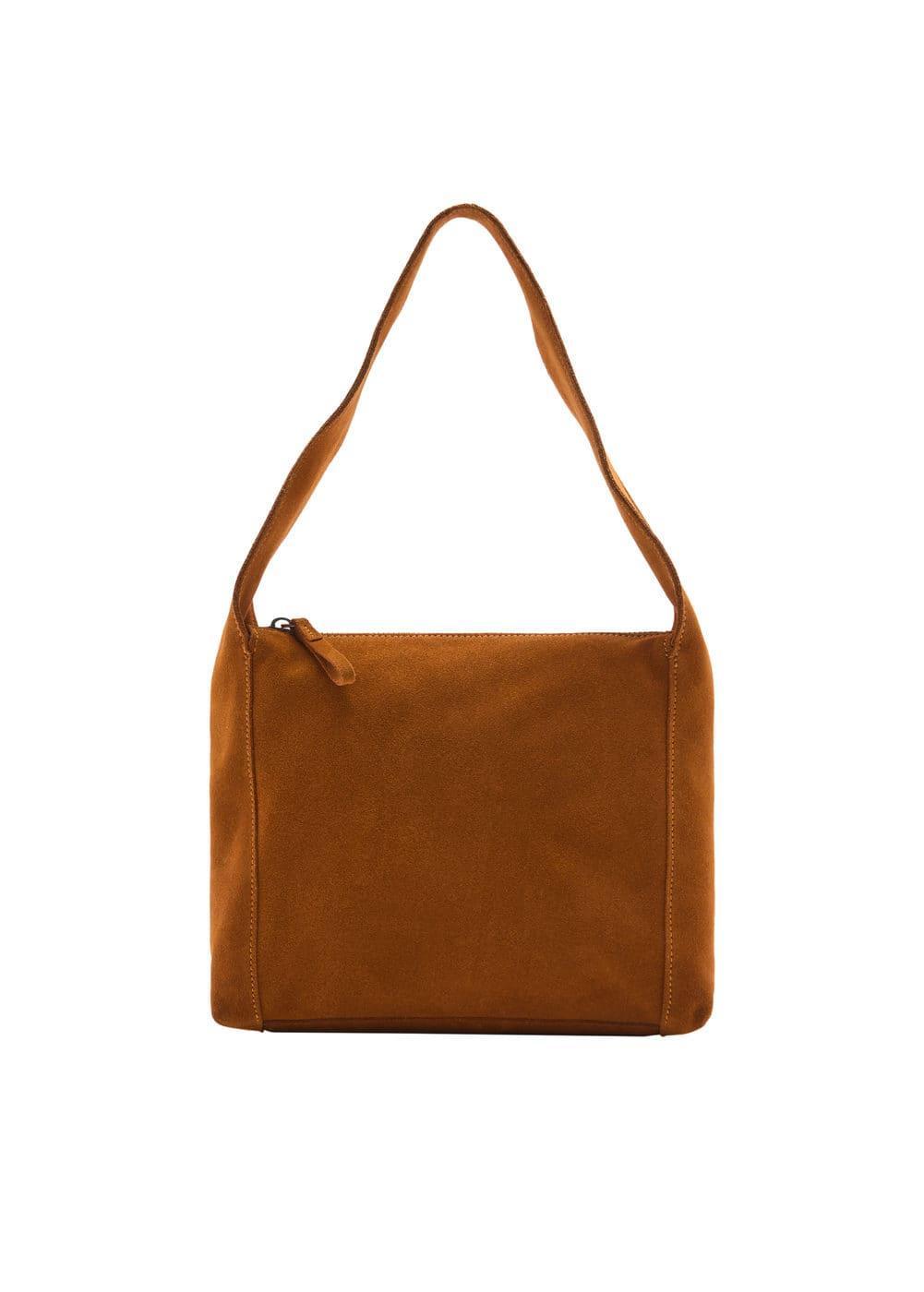 MANGO shoulder bag leather - One size - Women Product Image