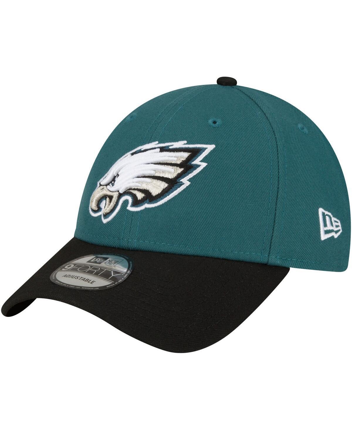 Mens New Era Midnight Green/Black Philadelphia Eagles The League Two-Tone 9FORTY Adjustable Hat Product Image