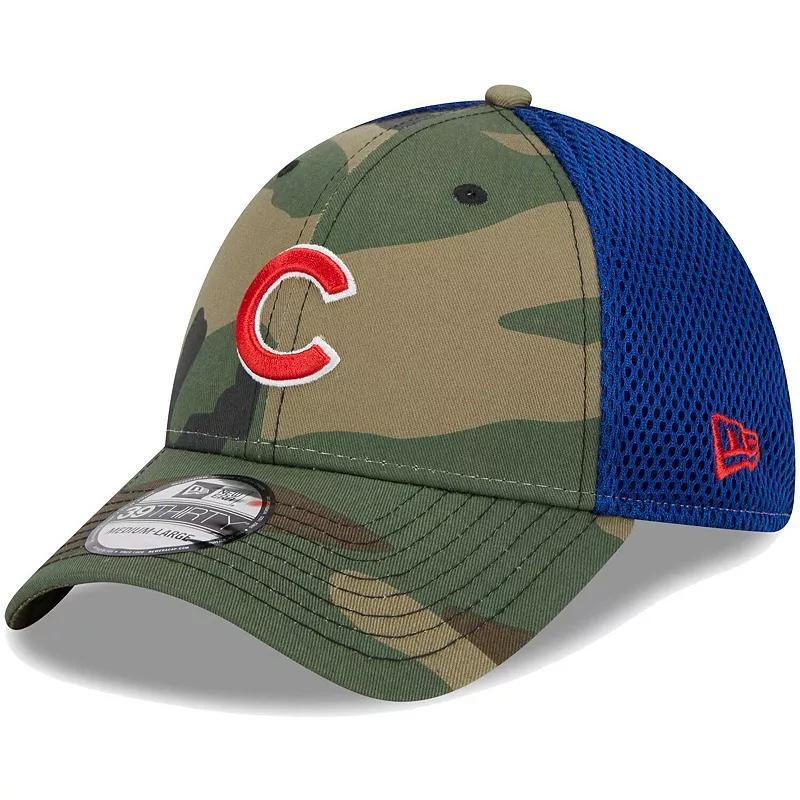 Mens New Era Camo Chicago Cubs Team Neo 39THIRTY Flex Hat Product Image