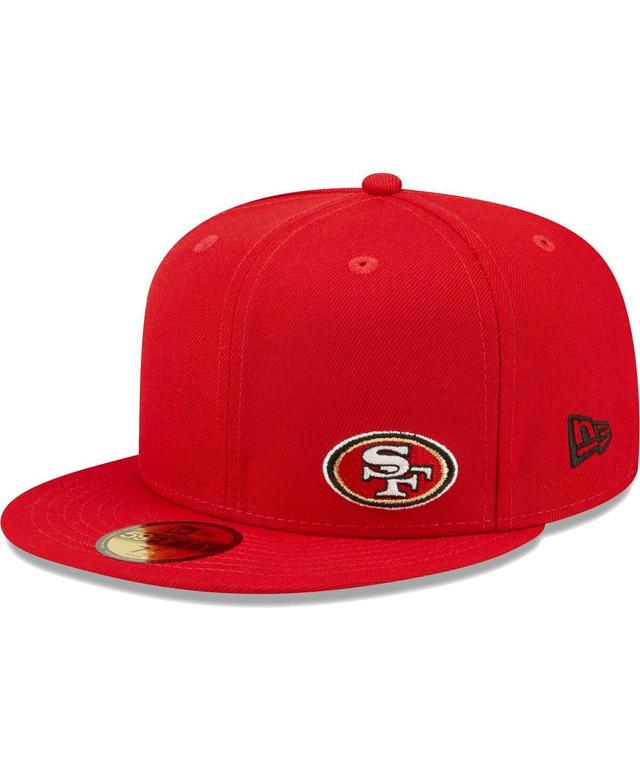 Mens New Era Scarlet San Francisco 49ers Flawless 59FIFTY Fitted Hat Product Image