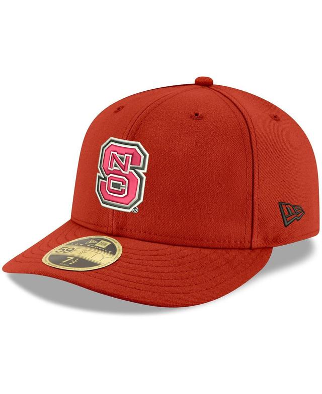 Mens New Era Red Nc State Wolfpack Basic Low Profile 59Fifty Fitted Hat Product Image