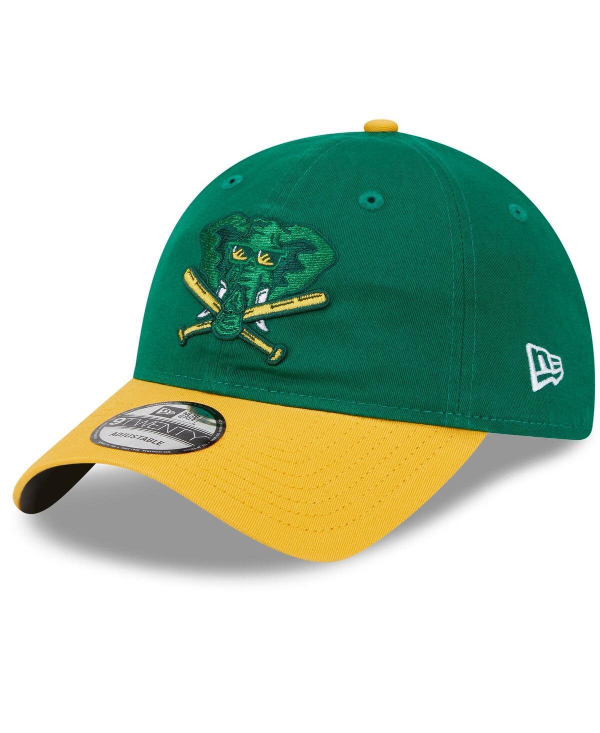 Mens New Era Kelly Oakland Athletics 2024 Batting Practice 9TWENTY Adjustable Hat Product Image