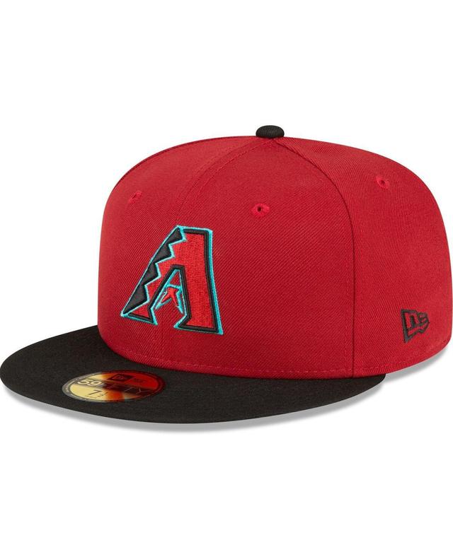 Mens New Era Red Arizona Diamondbacks Home Authentic Collection On-Field 59FIFTY Fitted Hat - Red Product Image