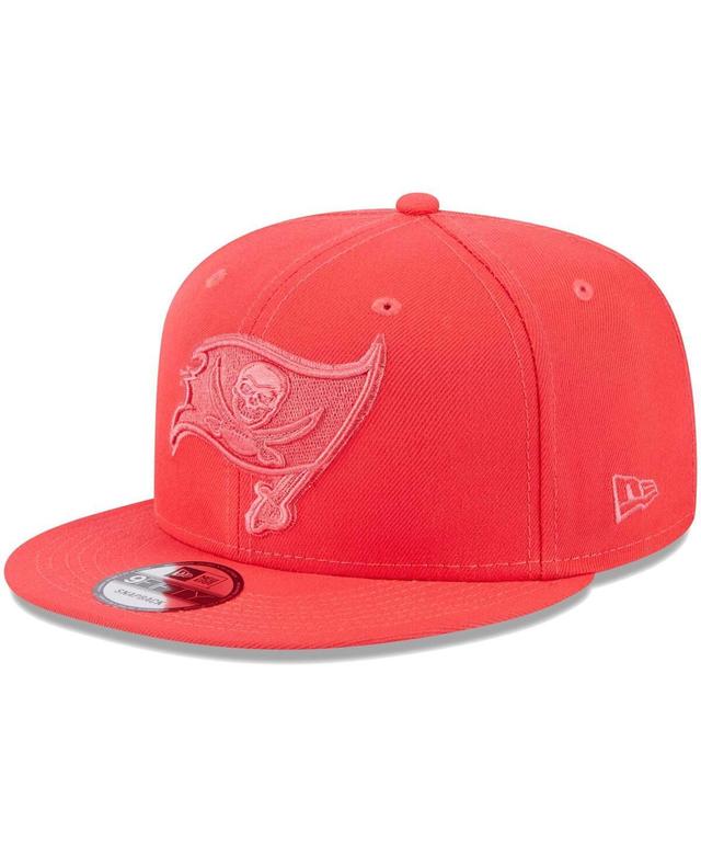 Mens New Era Red Tampa Bay Buccaneers Color Pack Brights 9FIFTY Snapback Hat Product Image