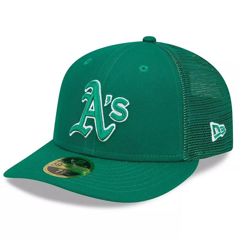 Mens New Era Oakland Athletics 2022 St. Patricks Day On-Field Low Profile 59FIFTY Fitted Hat Product Image