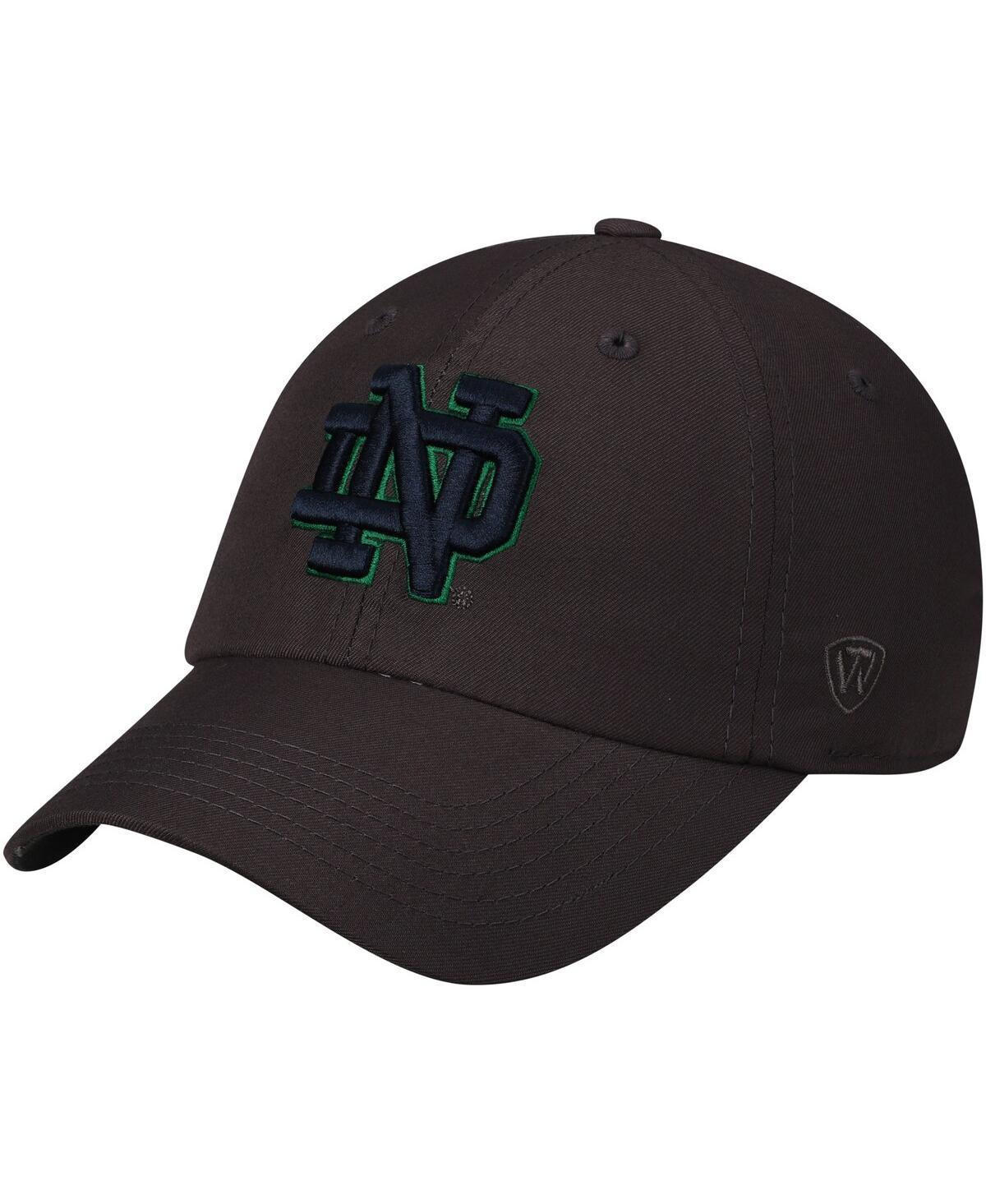 Mens Top of the World Charcoal Notre Dame Fighting Irish Staple Adjustable Hat Product Image