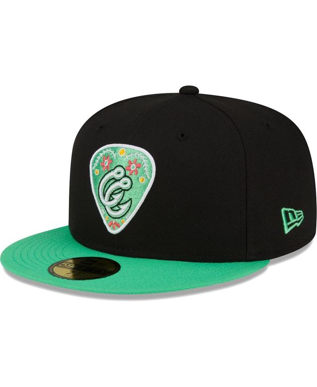 Mens New Era Black Corpus Christi Hooks Copa De La Diversion 59FIFTY Fitted Hat Product Image