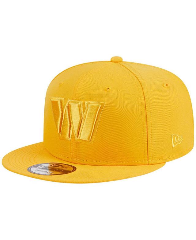 Mens New Era Gold Washington Commanders Color Pack 9FIFTY Snapback Hat Product Image