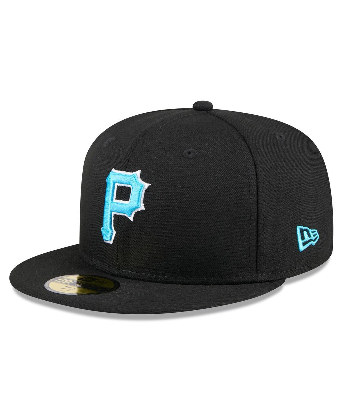 New Era Mens Black Pittsburgh Pirates 2024 Fathers Day 59FIFTY Fitted Hat Product Image