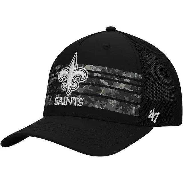 Mens 47 New Orleans Saints Gaven MVP Trucker Snapback Hat Product Image