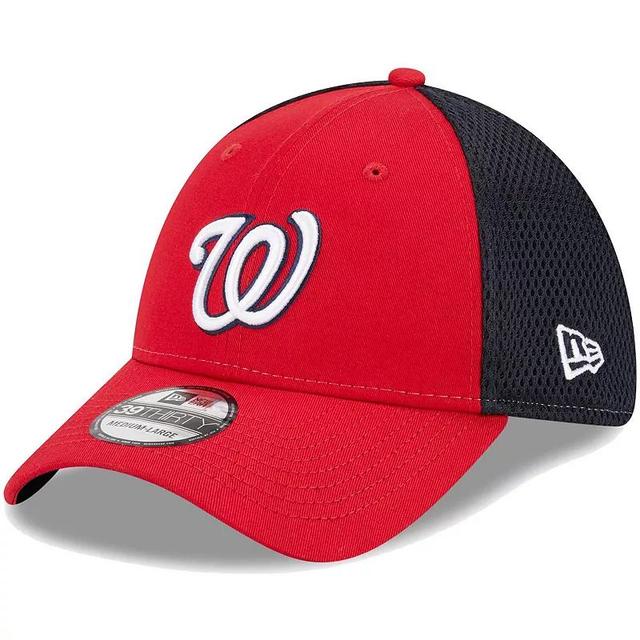 Mens New Era Washington Nationals Team Neo 39THIRTY Flex Hat Product Image