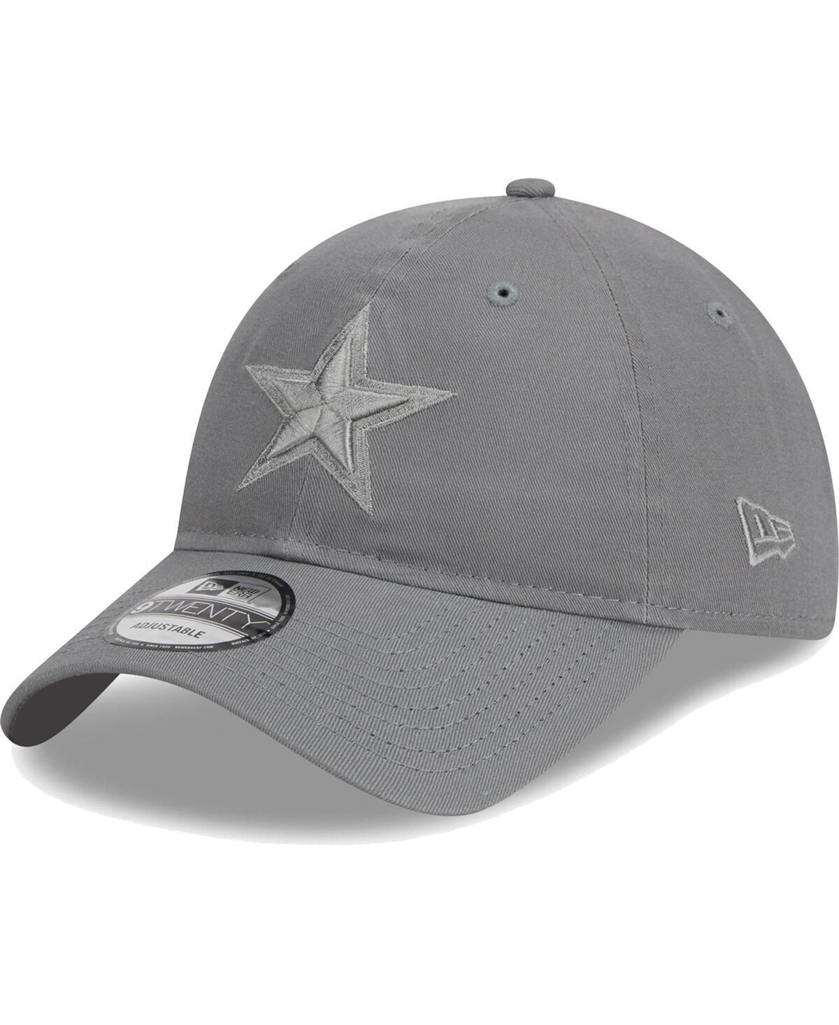 Men's New Era Gray Dallas Cowboys Color Pack 9TWENTY Adjustable Hat Product Image