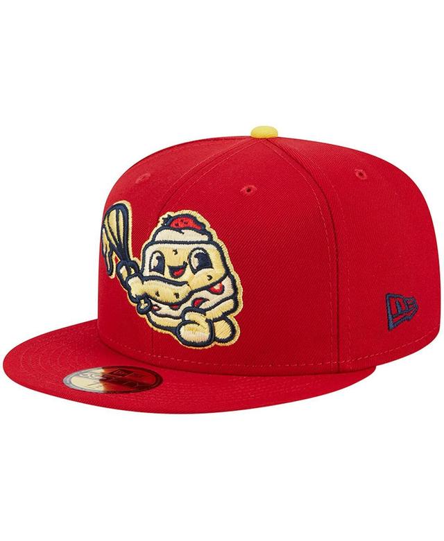 Mens New Era Red Binghamton Rumble Ponies Theme Nights Southern Tier Shortcakes 59FIFTY Fitted Hat Product Image