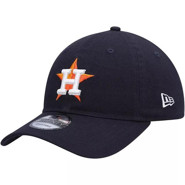 Mens New Era Houston Astros Logo Replica Core Classic 9TWENTY Adjustable Hat, Blue Product Image