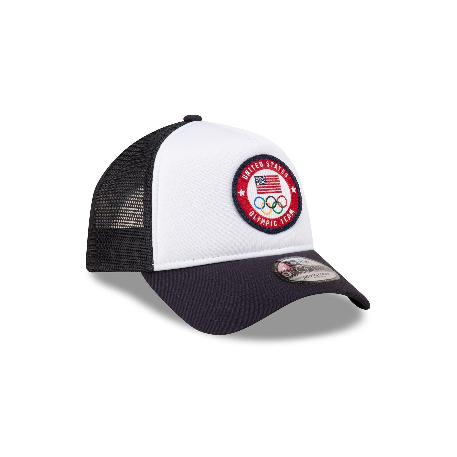 Team USA Olympics 9FORTY A-Frame Trucker Hat Male Product Image