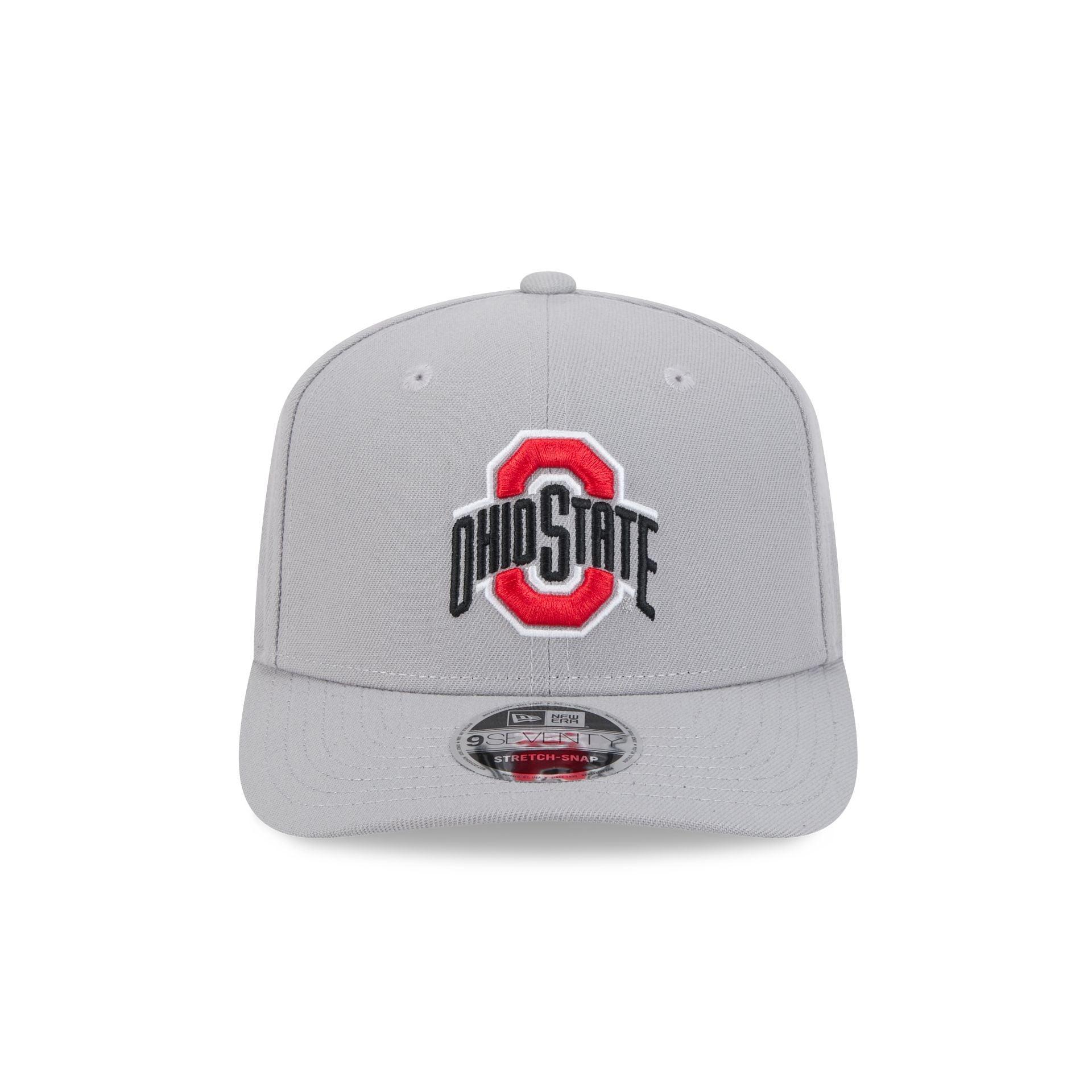 Ohio State Buckeyes Basic Gray 9SEVENTY Stretch-Snap Hat Male Product Image