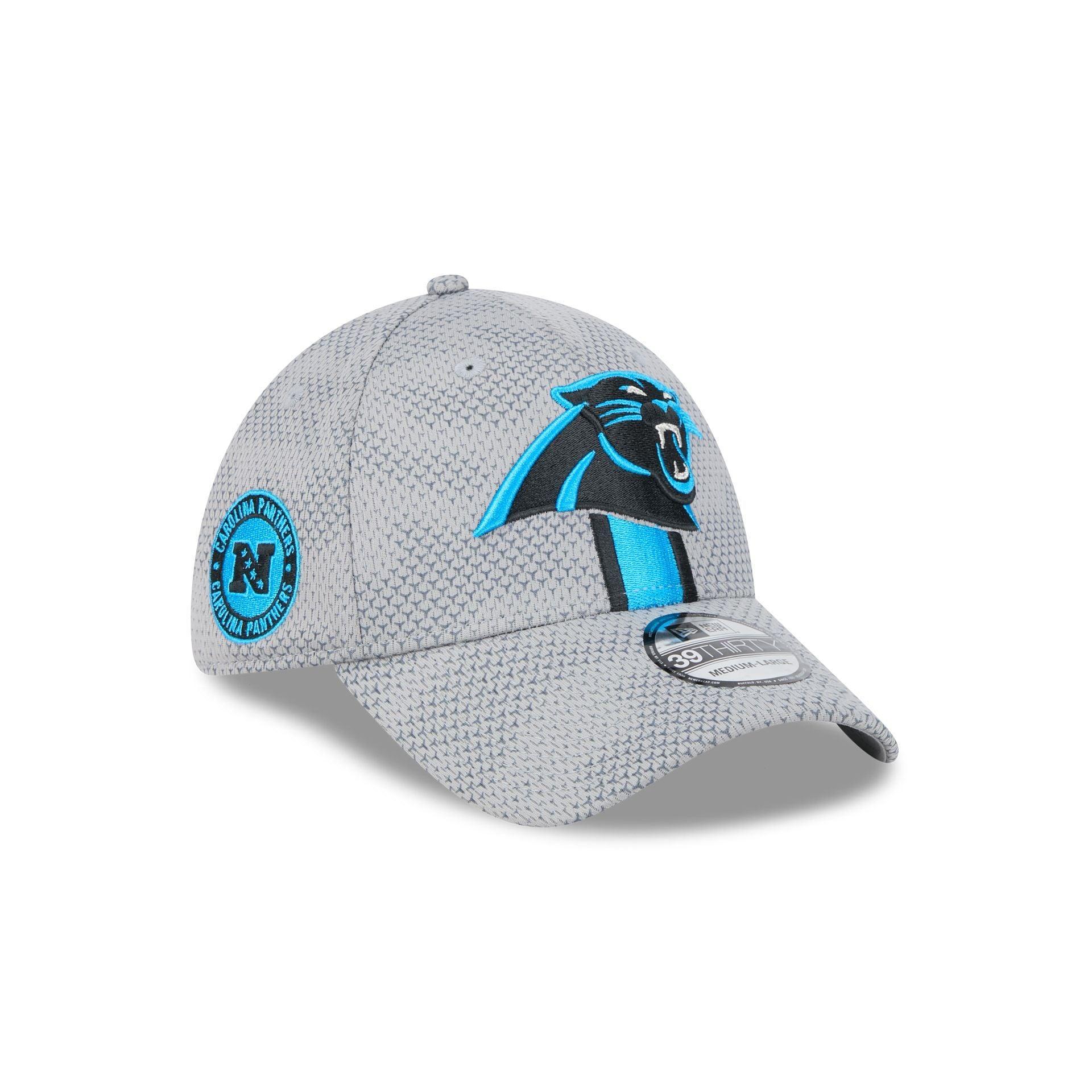 Carolina Panthers 2024 Sideline Gray 39THIRTY Stretch Fit Hat Male Product Image