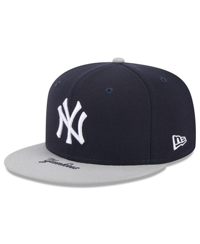 Mens New Era Navy/Gray New York Yankees On Deck 59FIFTY Fitted Hat Product Image