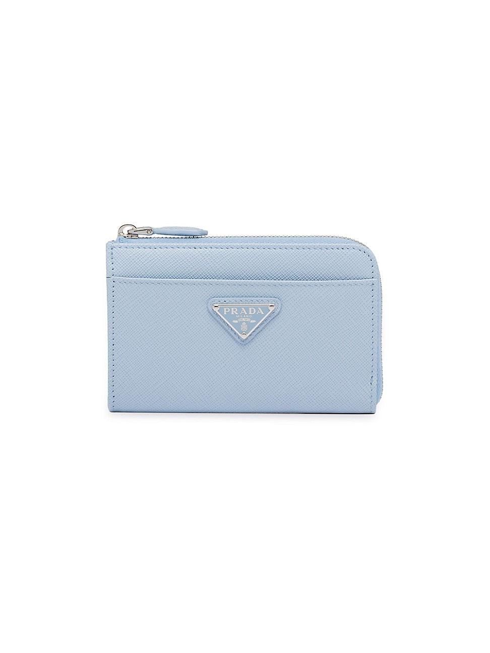 Womens Saffiano Keychain Card Case Product Image