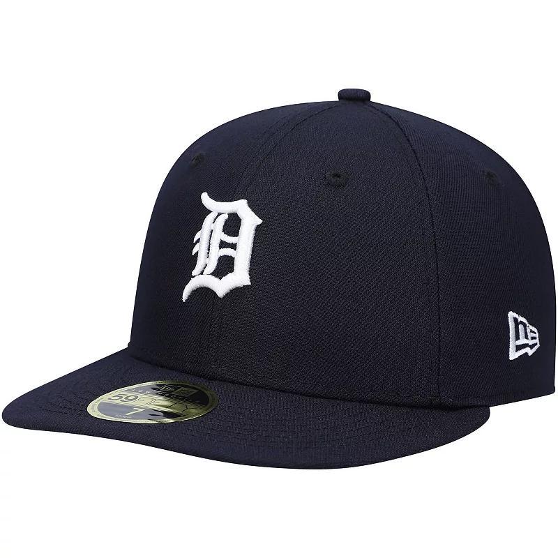 Mens New Era Detroit Tigers Authentic Collection On-Field Home Low Profile 59FIFTY Fitted Hat Blue Product Image