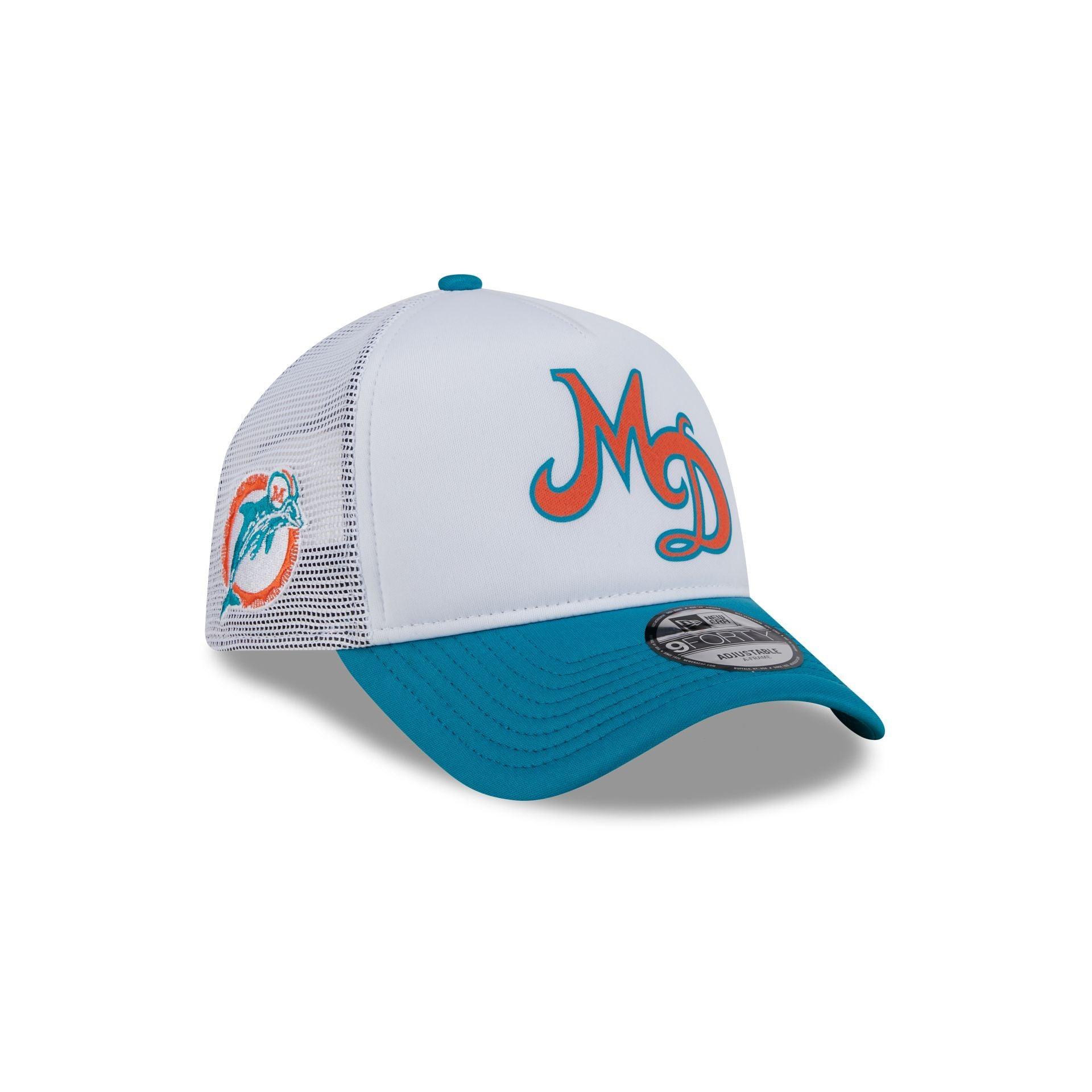 Miami Dolphins City Originals 9FORTY A-Frame Snapback Hat Male Product Image