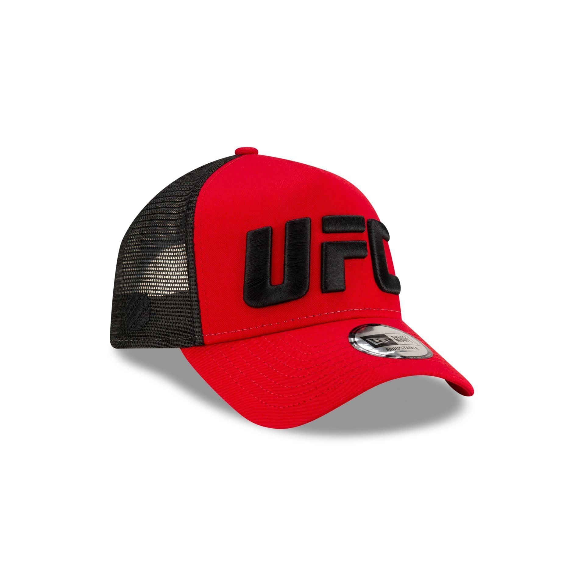 UFC Holiday Red 9FORTY A-Frame Trucker Hat Male Product Image