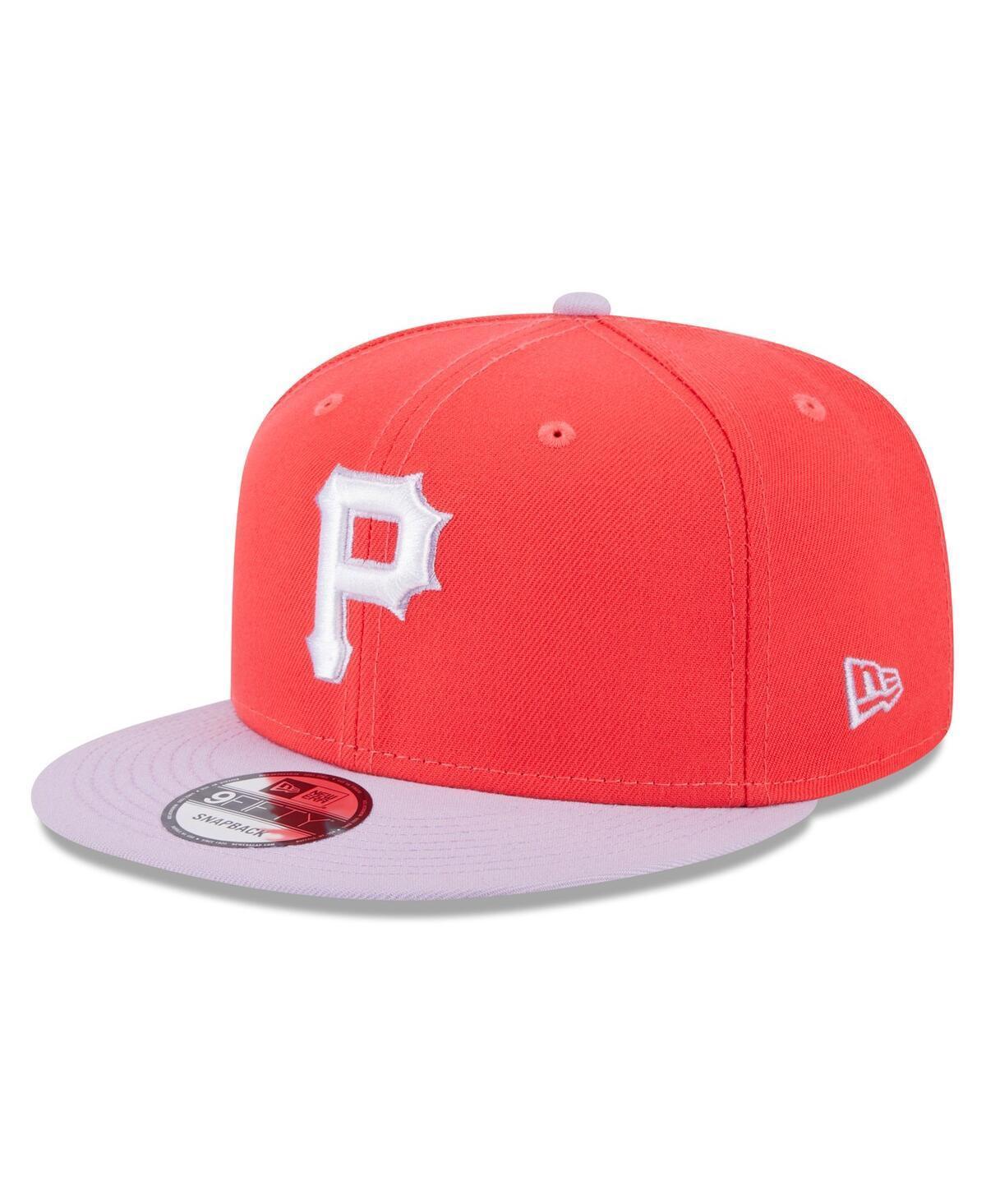 Mens New Era /Purple Pittsburgh Pirates Spring Basic Two-Tone 9FIFTY Snapback Hat Product Image