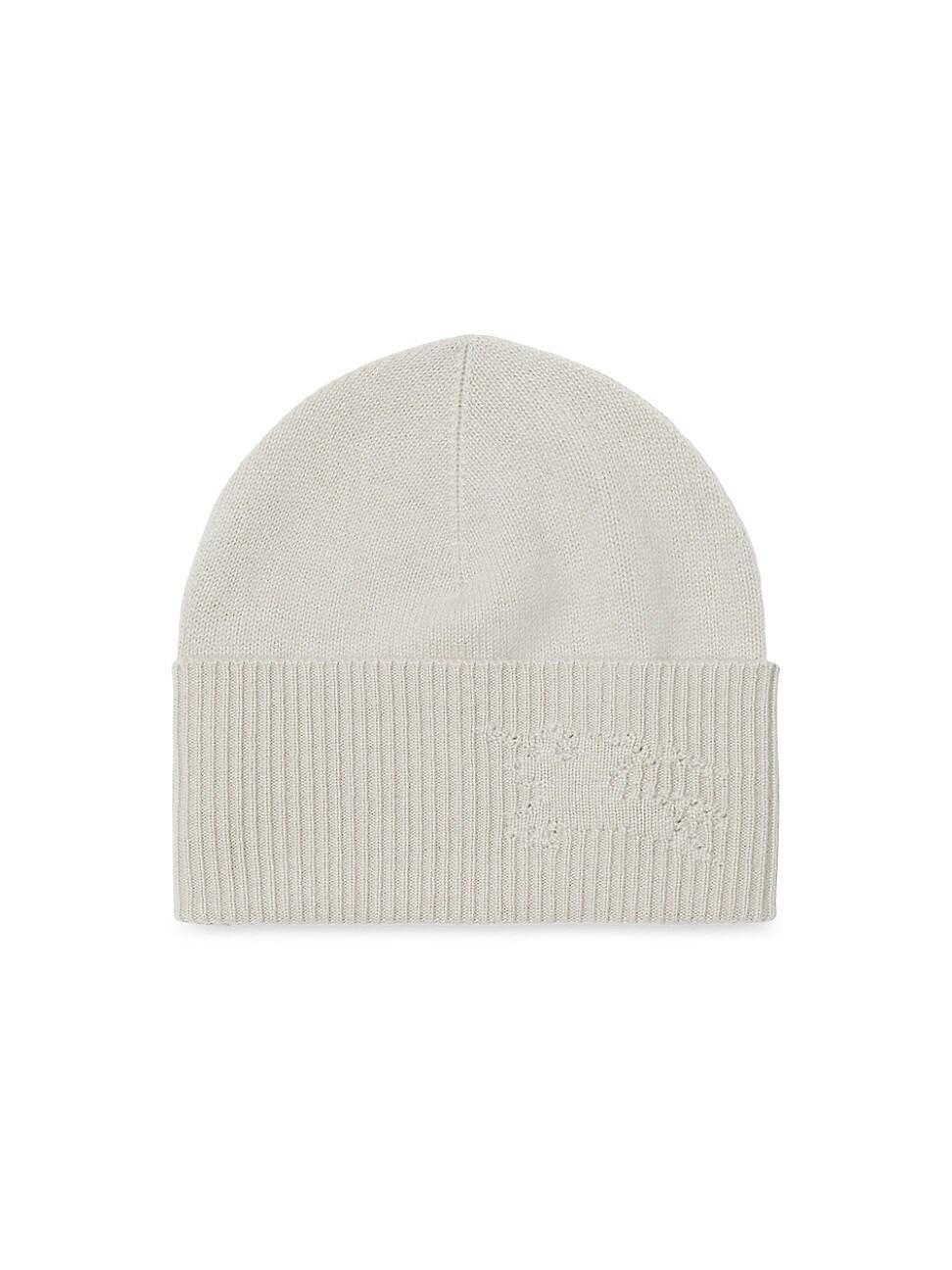 Womens Cashmere EKD Beanie Product Image