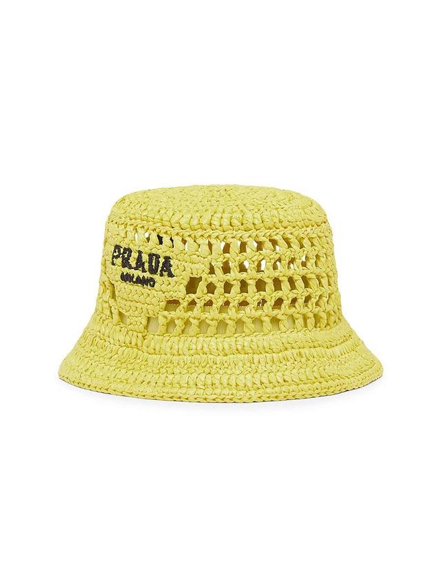 Womens Raffia Bucket Hat Product Image