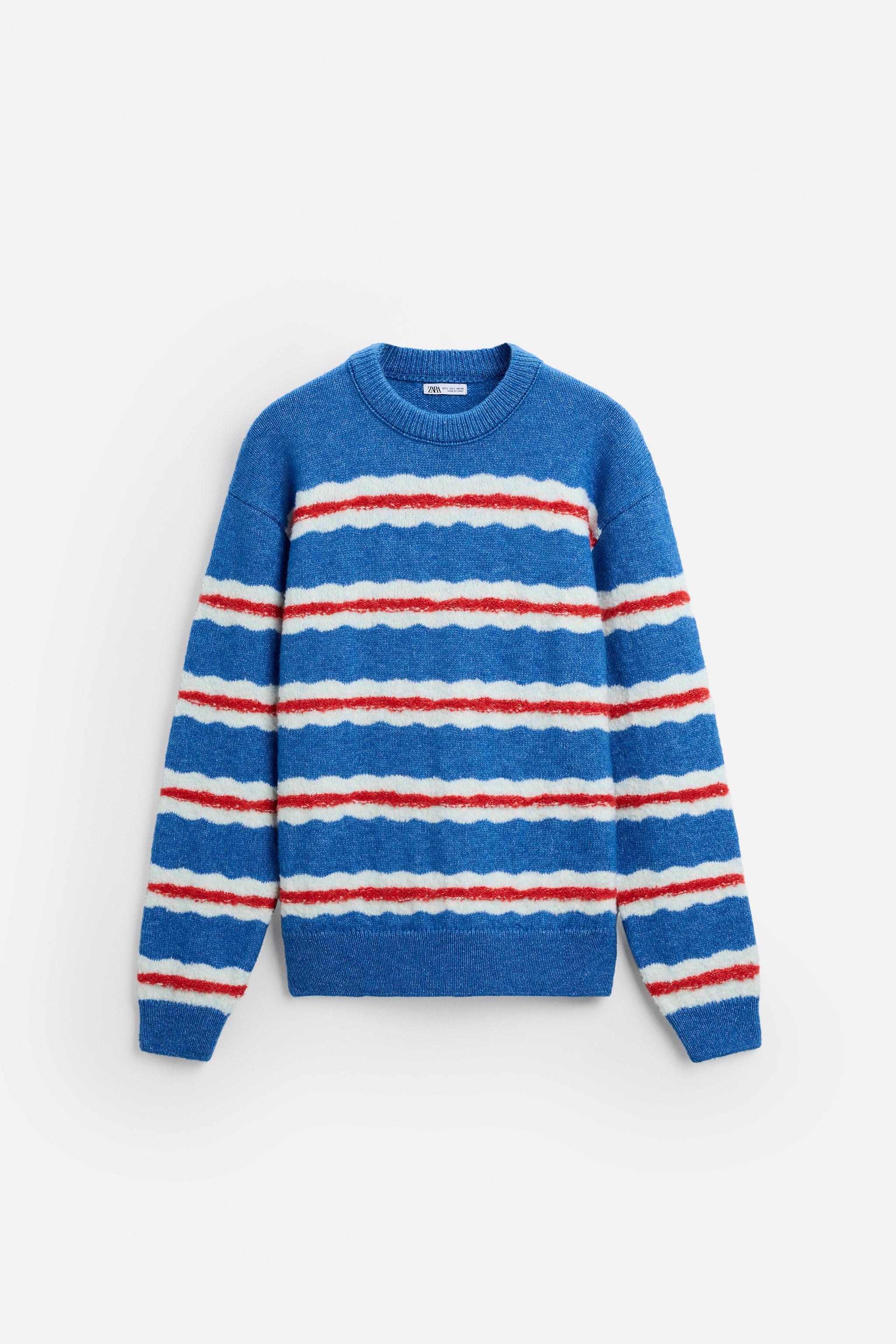 STRIPED JACQUARD SWEATER Product Image