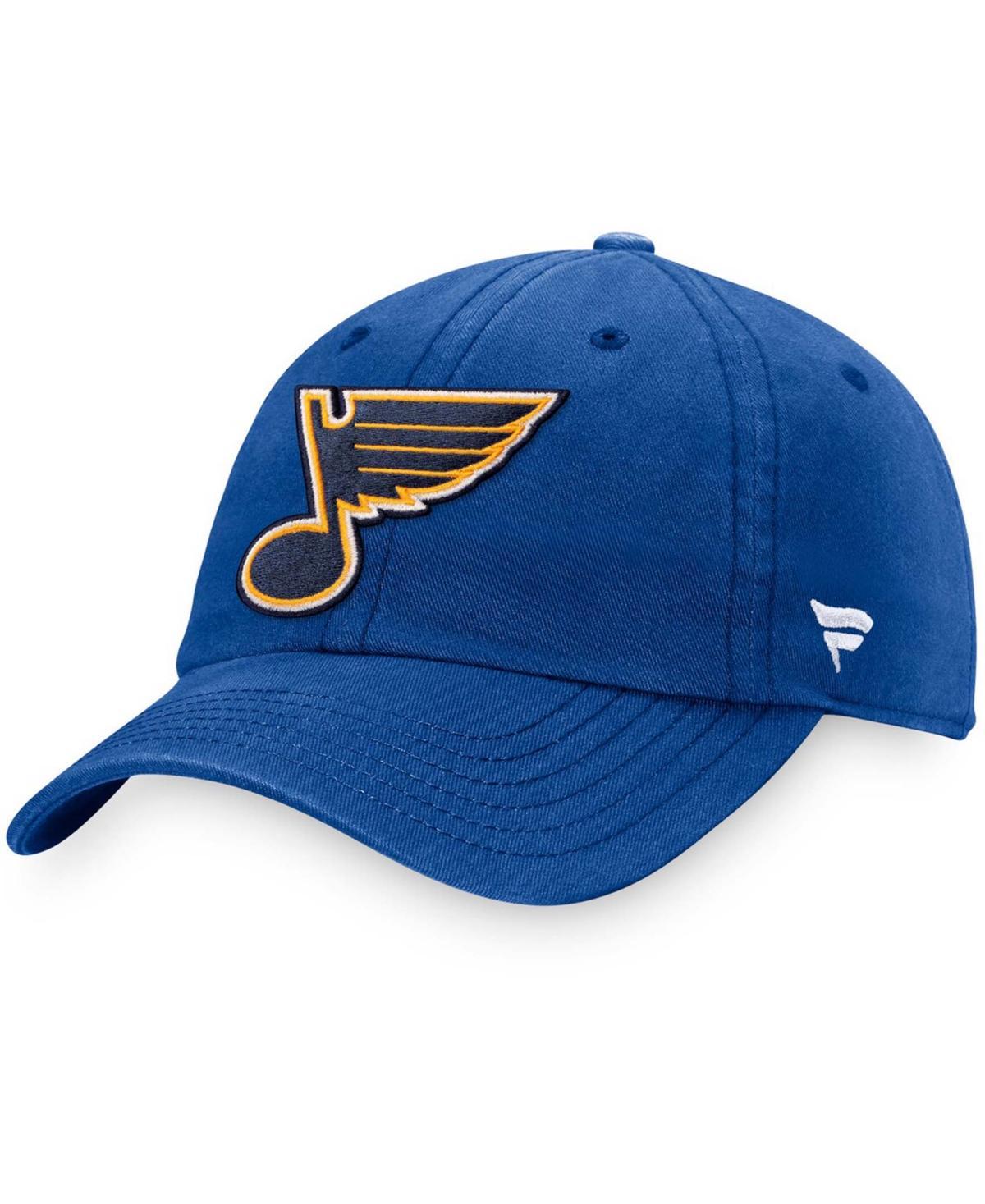 Mens Blue St. Louis Blues Core Primary Logo Adjustable Hat Product Image