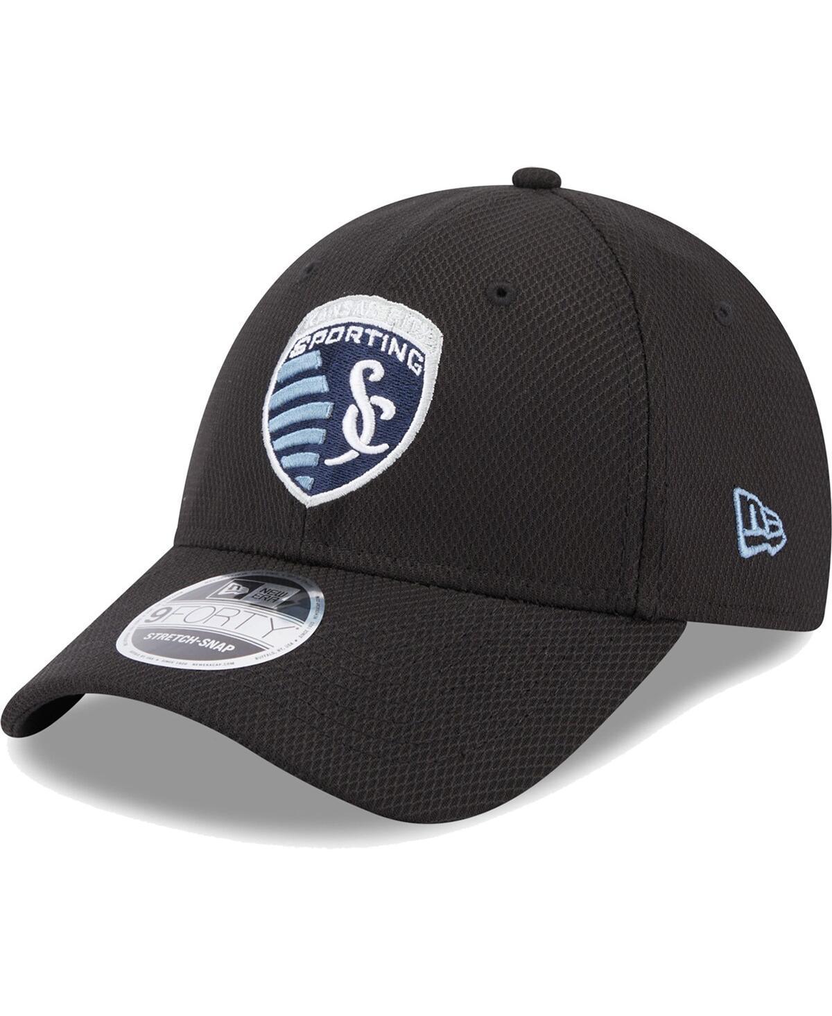 Mens New Era Sporting Kansas City Basic 9FORTY Mesh Snapback Hat Product Image