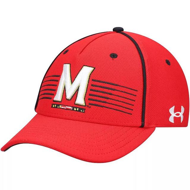 Mens Under Armour Maryland Terrapins Iso-Chill Blitzing Accent Flex Hat Product Image