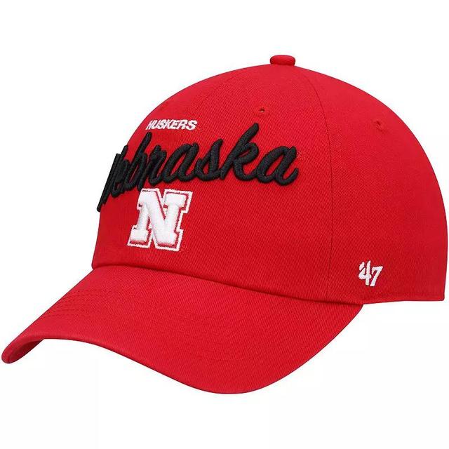 Womens 47 Scarlet Nebraska Huskers Phoebe Clean Up Adjustable Hat Product Image