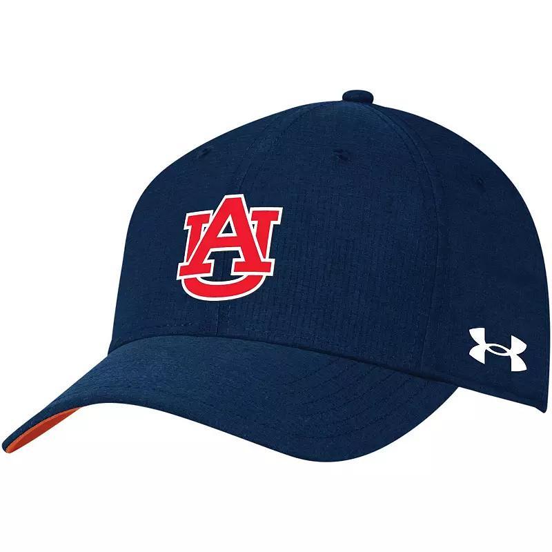 Mens Under Armour Auburn Tigers CoolSwitch AirVent Adjustable Hat, Blue Product Image