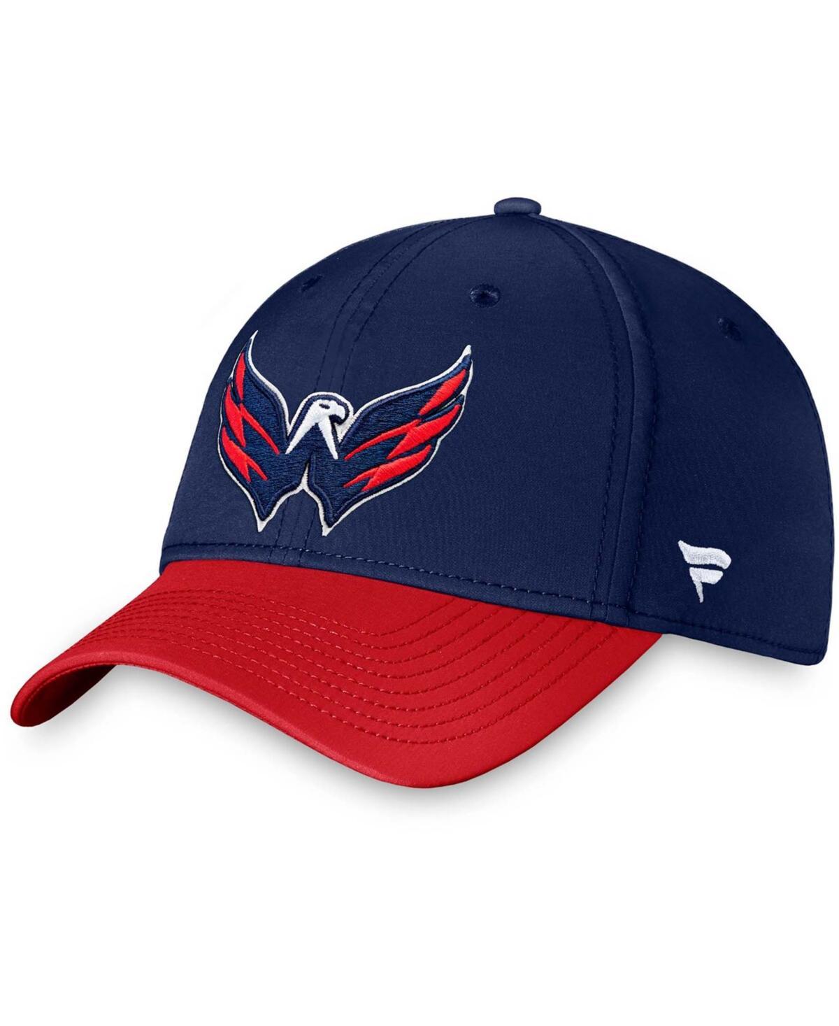 Mens Fanatics Branded Washington Capitals Core Primary Logo Flex Hat Blue Product Image