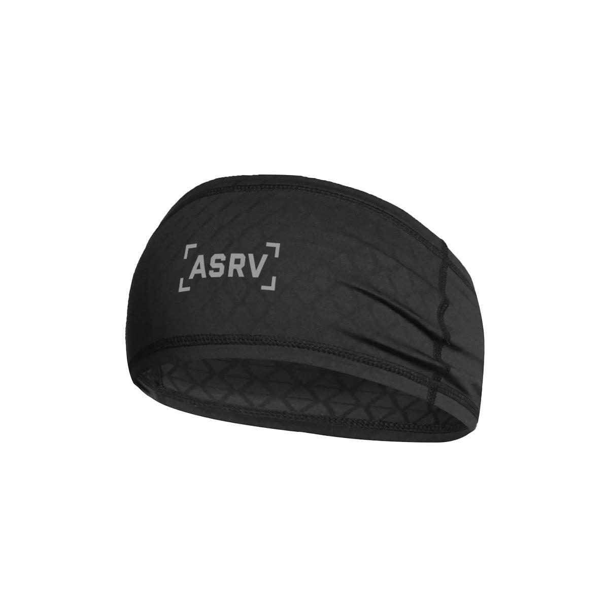 0629. ASRV x Outlast® Phase Change Headband - Black "Reflective ASRV" Product Image