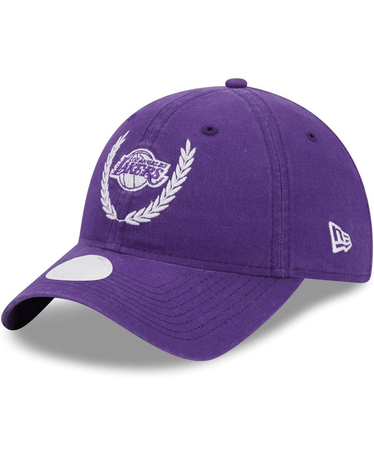 Womens New Era Los Angeles Lakers Leaves 9TWENTY Adjustable Hat Product Image