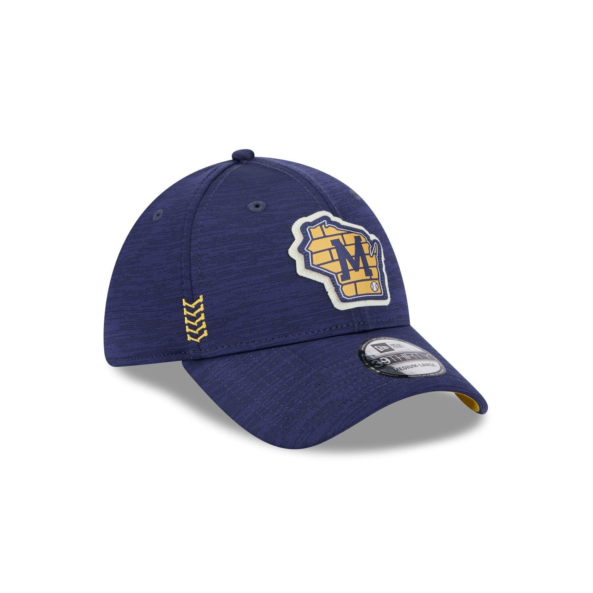 Milwaukee Brewers 2024 Clubhouse 39THIRTY Stretch Fit Hat Male Product Image