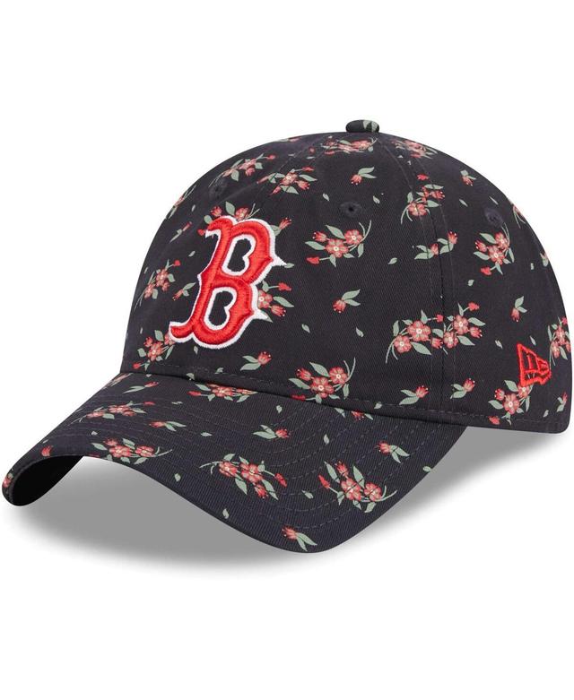 Womens New Era Navy Boston Red Sox Bloom 9TWENTY Adjustable Hat Product Image