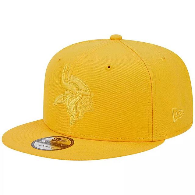 Mens New Era Gold Minnesota Vikings Color Pack 9FIFTY Snapback Hat Product Image