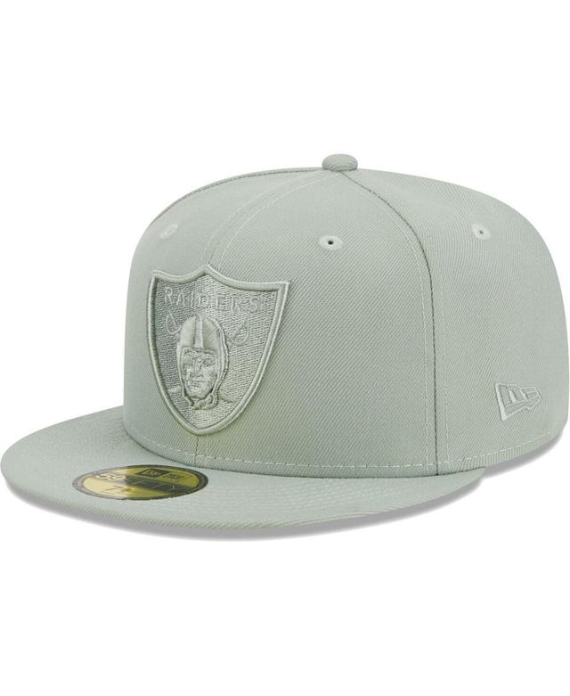 Mens New Era Green Las Vegas Raiders Color Pack 59FIFTY Fitted Hat Product Image